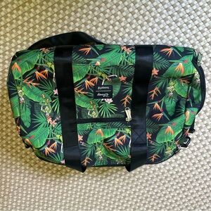 Loungefly Peterpan Tropical Green and Black Duffel Bag